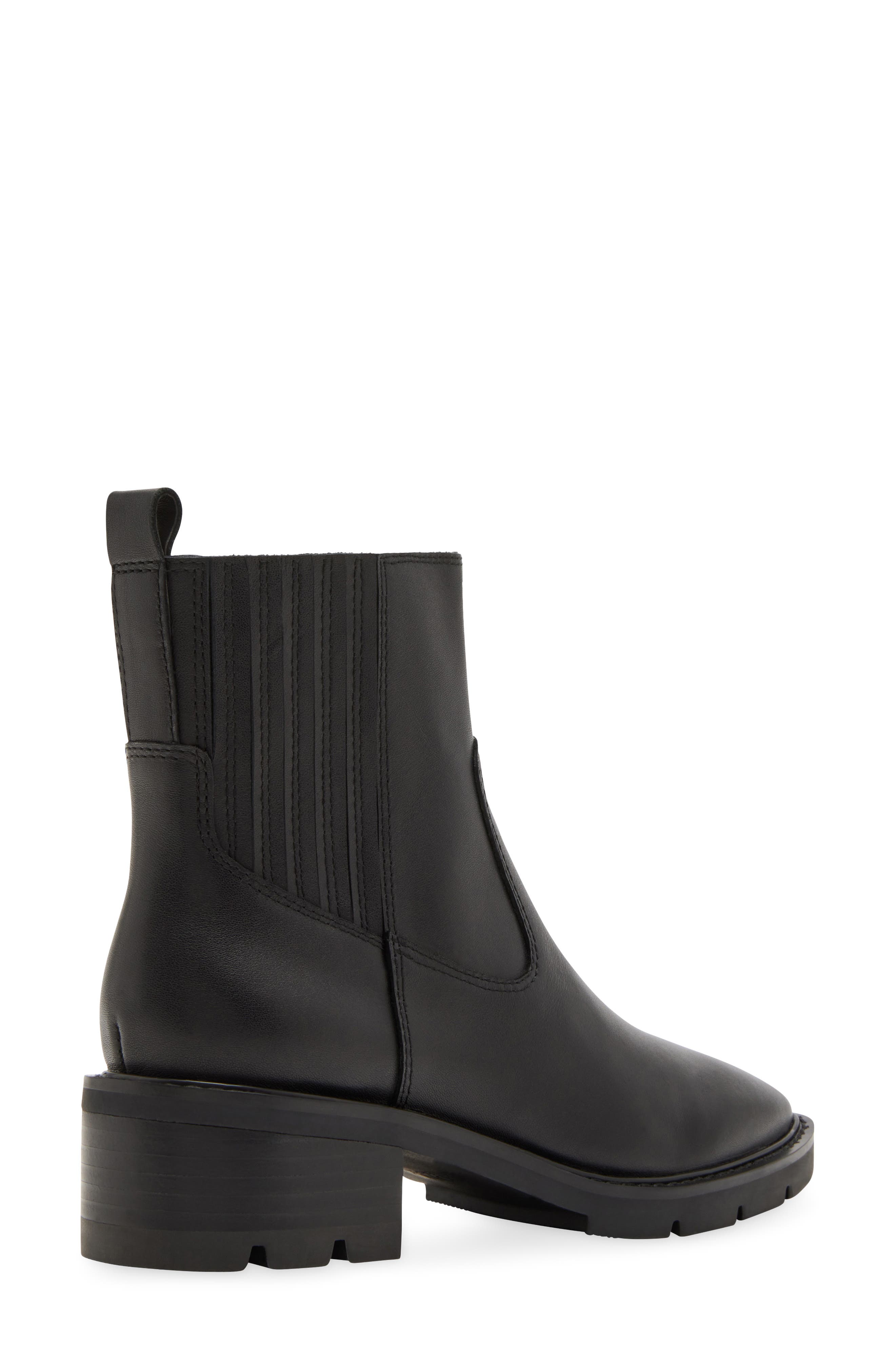 Henry Waterproof Leather Chelsea Boot, Alternate, color, BLACK LEATHER