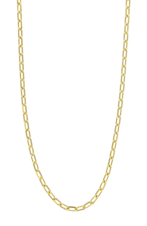 Ofira 14K Gold Mini Paper Clip Chain Necklace (Nordstrom Exclusive)