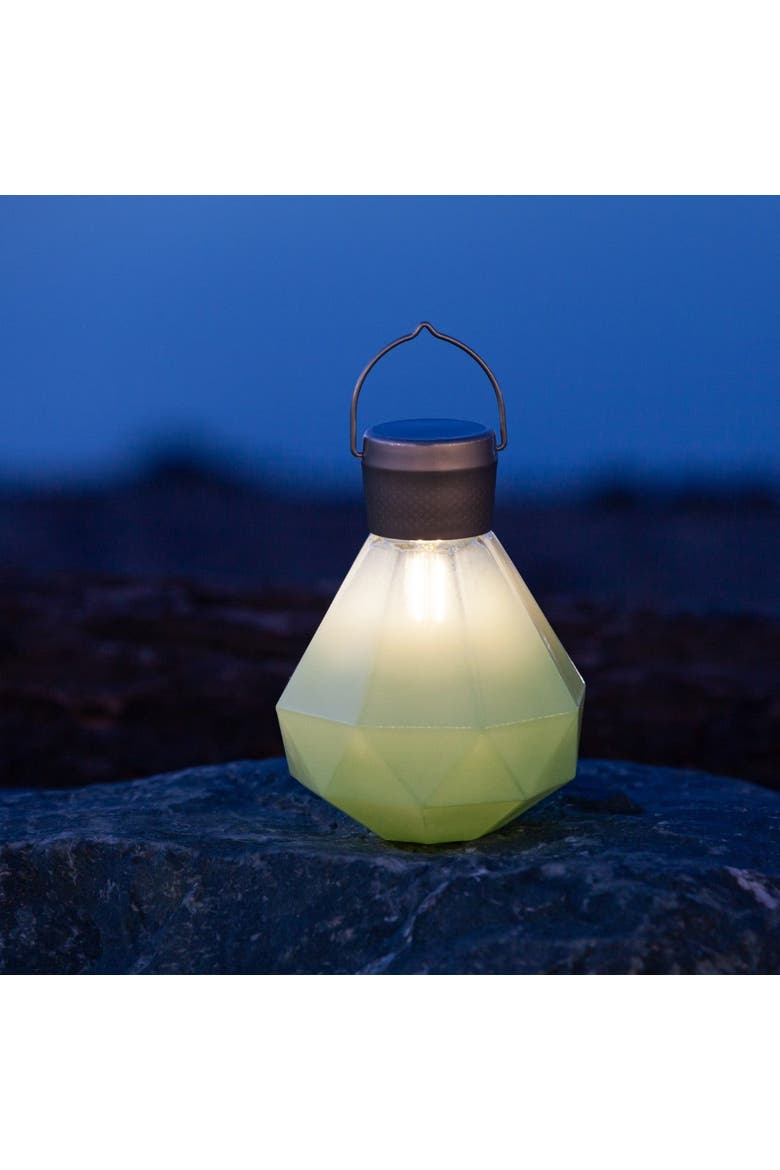 Gem Solar Lantern Handblown Glass, Alternate, color, Jade
