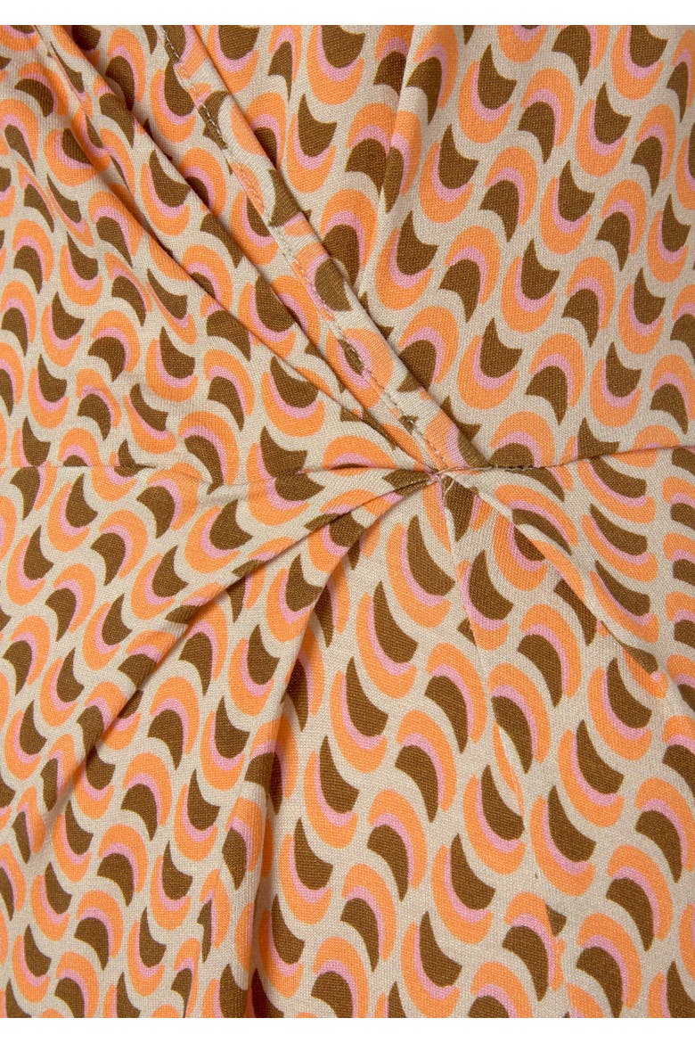 Knot Detail Maxi Dress, Alternate, color, Orange Brown
