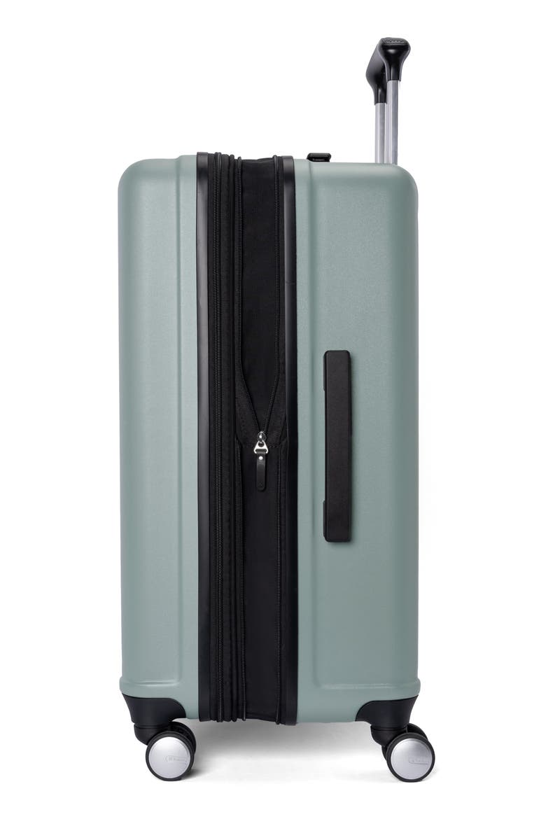 FlightPro 24-Inch Expandable Hardside Spinner Suitcase, Alternate, color, BAY GREEN MATTE