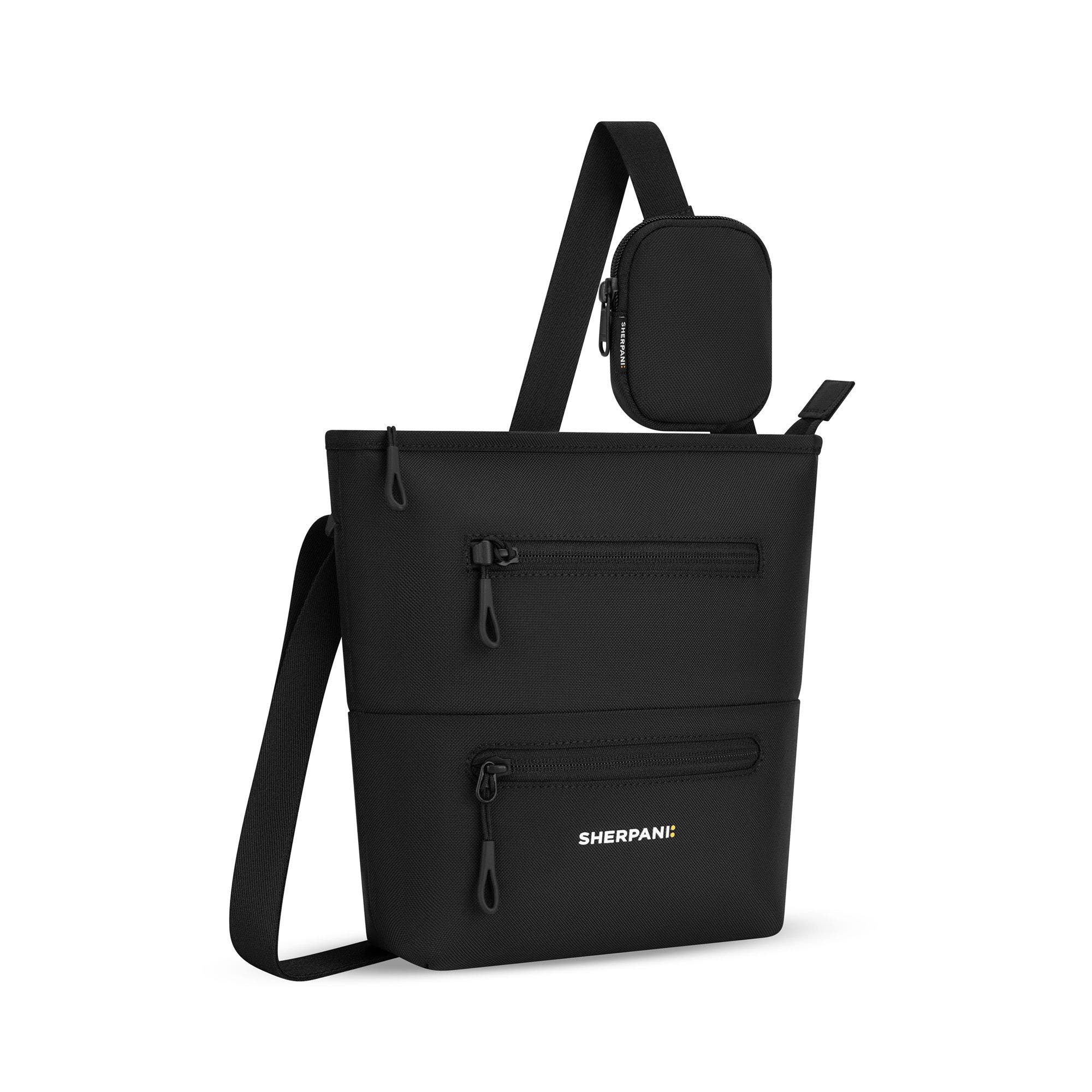 Sherpani Sadie Lightweight Crossbody Bag W/ RFID Protection, Alternate, color, Raven