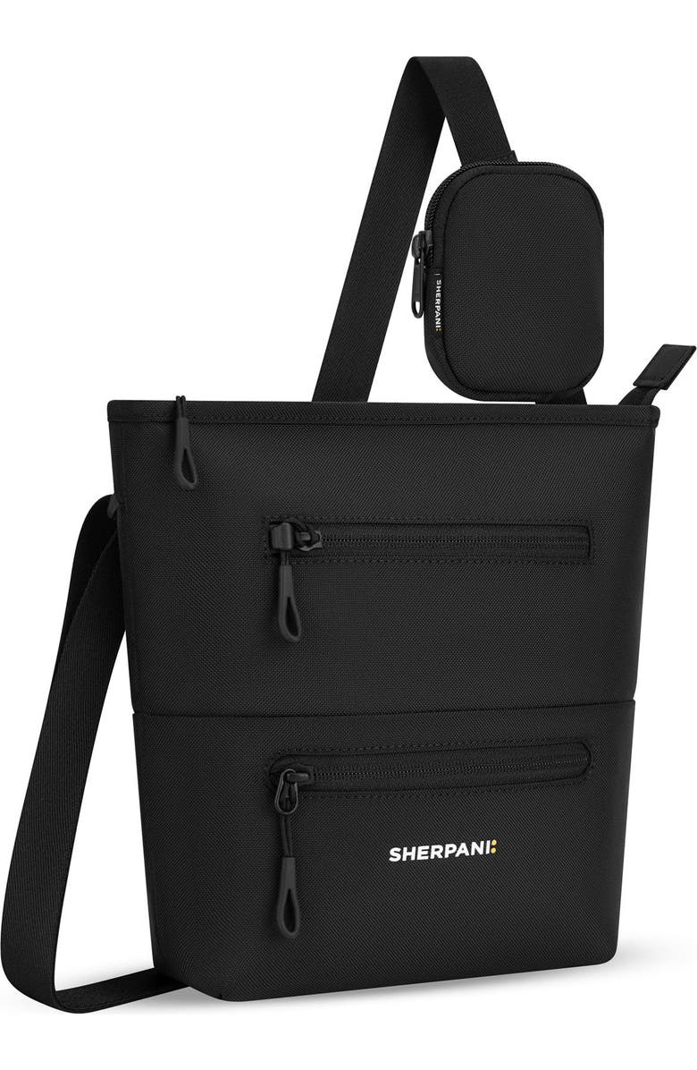 Sherpani Sadie Lightweight Crossbody Bag W/ RFID Protection, Alternate, color, Raven