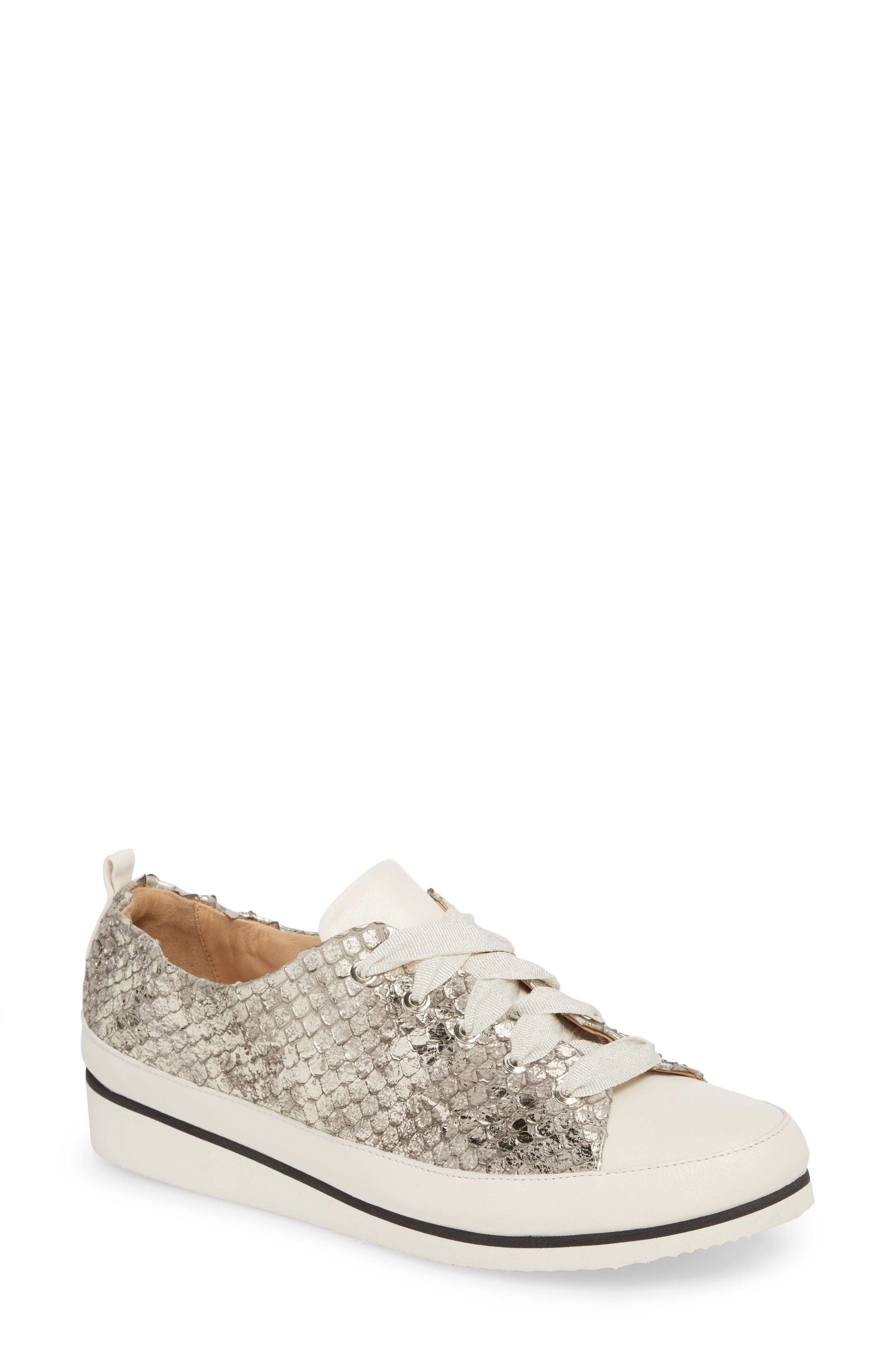 Nova Sneaker, Main, color, PEWTER LEATHER