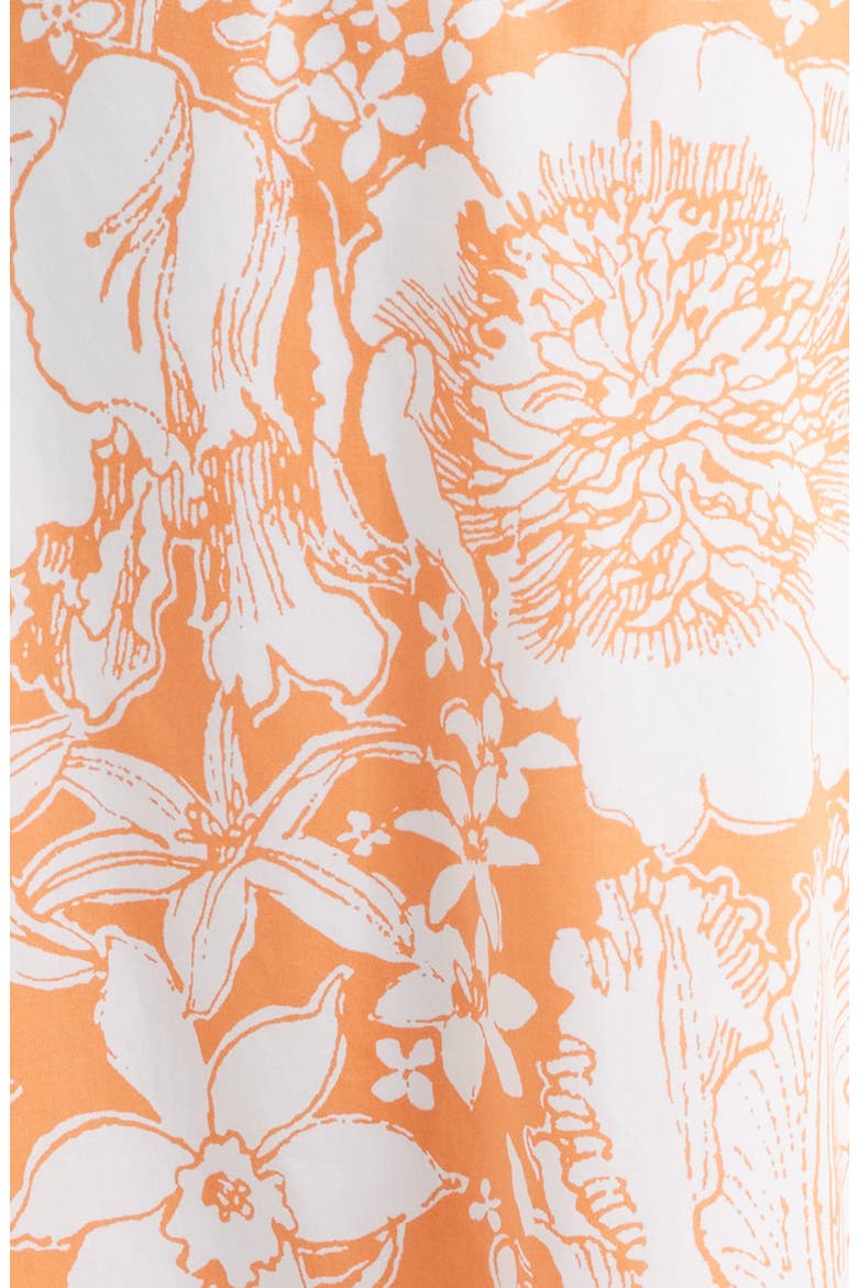 Belinda Maxi Dress, Alternate, color, SUNSET ORANGE BUDDING ROMANCE