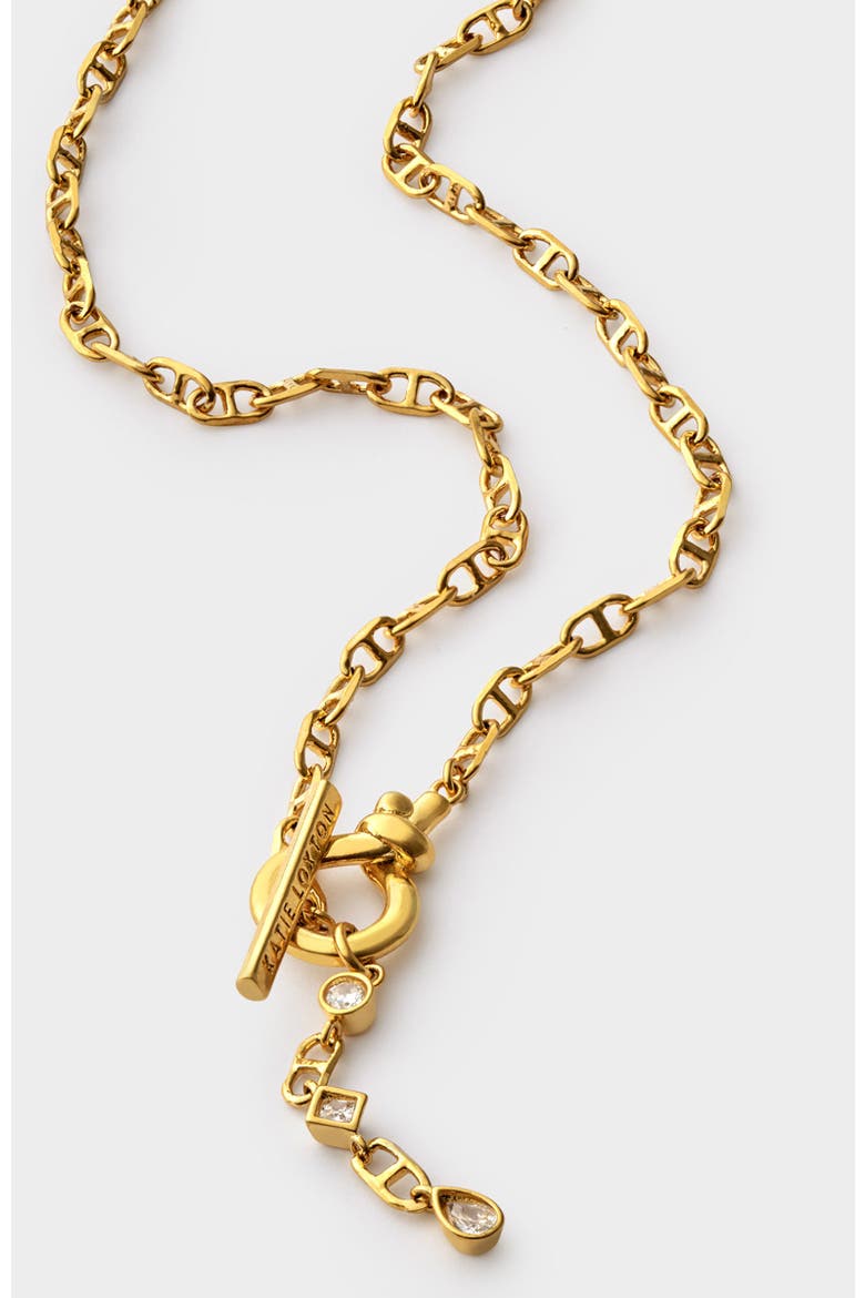 Champagne Hour Necklace, Alternate, color, Gold Coated
