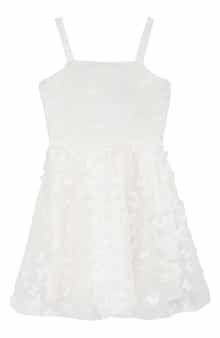 Rare Editions Kids' 3D Butterfly Mesh Dress