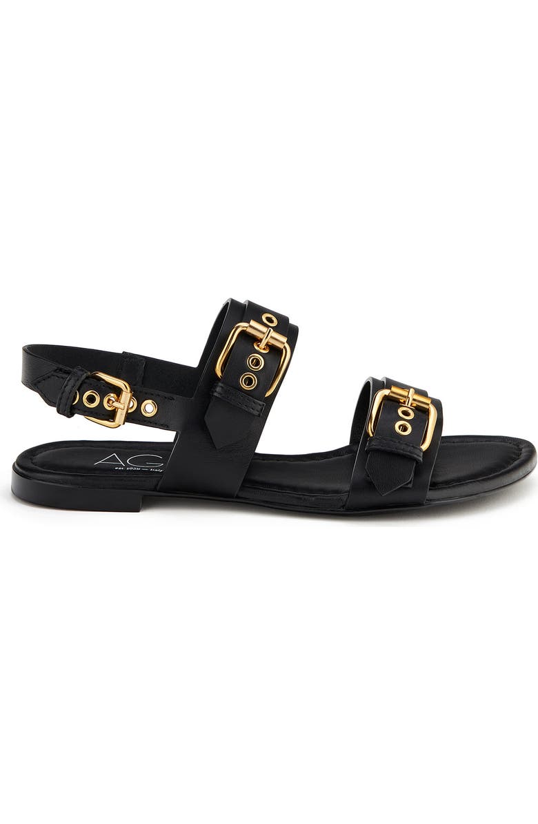 AGL Summer Slingback Sandal, Alternate, color, Nero-Nero