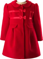 Rachel Riley Bow Trim Coat