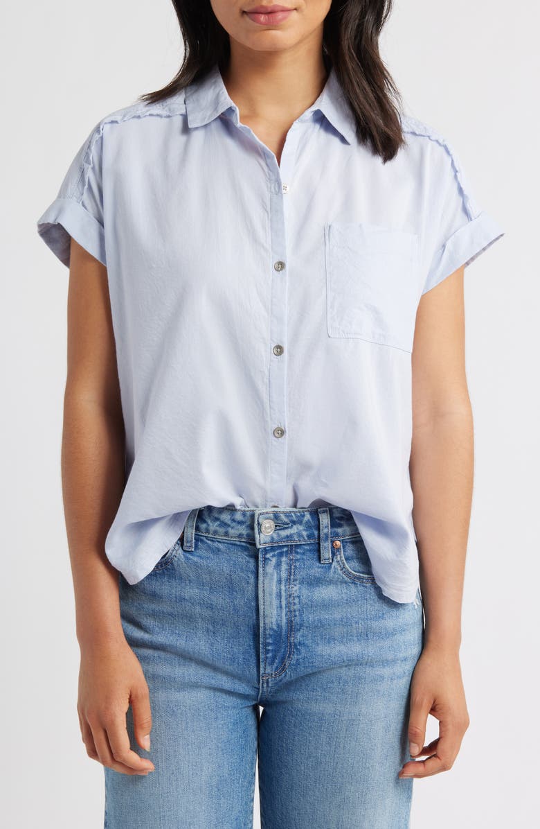 beachlunchlounge Lane Dolman Sleeve Shirt, Main, color, Sail Blue