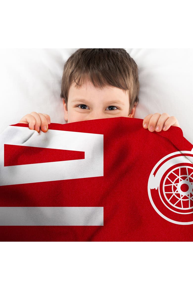 Detroit Red Wings Rally Al Mascot 60" x 80" Raschel Throw Blanket, Alternate, color, None