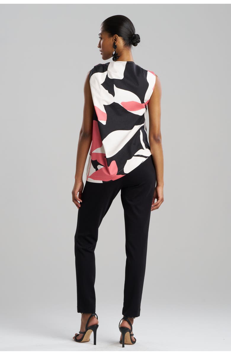 Natori NISHI Origami Top, Alternate, color, Pink/Black