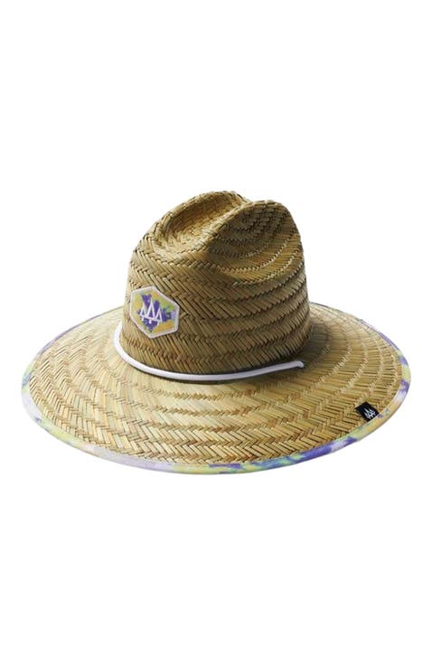 Dylan Big Kids Straw Lifeguard Hat