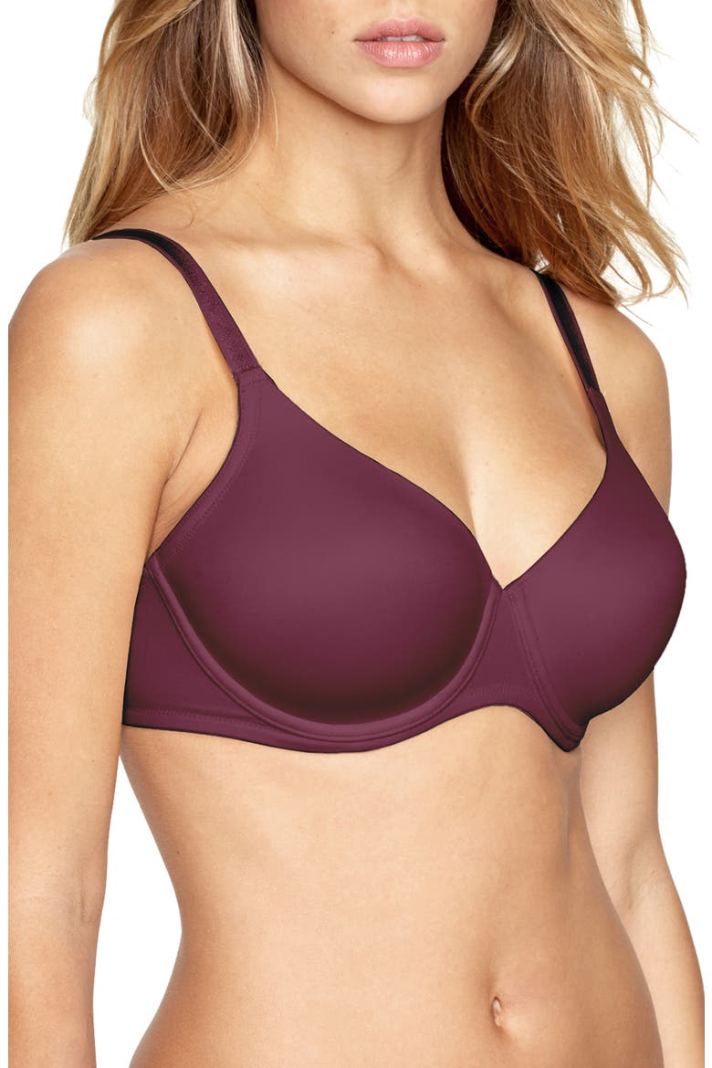 Aimee Seamless Contour T-Shirt Bra, Alternate, color, ORCHID