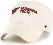 '47 Men's '47 Sand Virginia Tech Hokies Clean Up Adjustable Hat