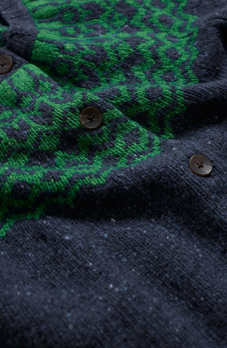 Seasalt Cornwall Port Kinnis Fair Isle Merino Wool Blend Cardigan, Alternate, color, Wag Tail Maritime Hedgerow