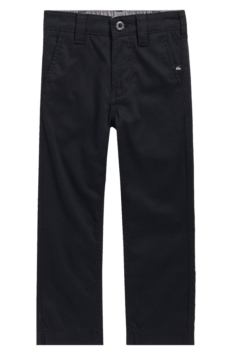 Quiksilver Kids' Everyday Union Stretch Chino Pants, Main, color, Black