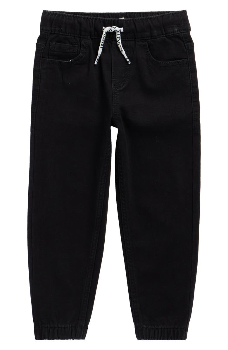 Levi's Kids' Denim Joggers, Main, color, Black Stretch