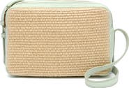 Thacker Shay Woven Straw Camera Crossbody Bag