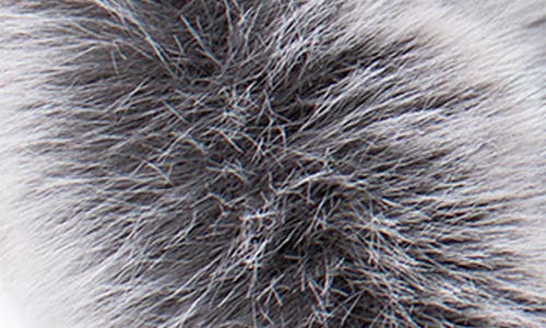Surell Faux Fur & Velvet Earmuffs In Gray Frost