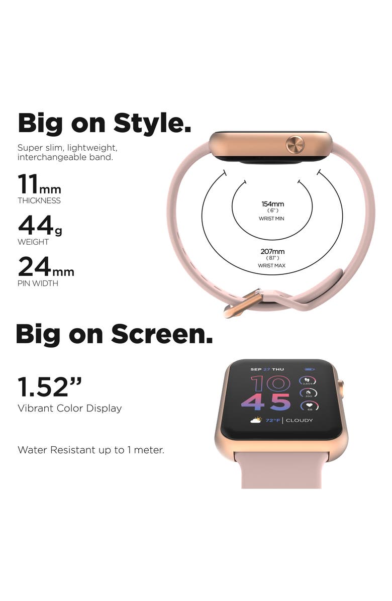 I TOUCH iTouch Air 4 Smartwatch, 44mm, Alternate, color, Blush