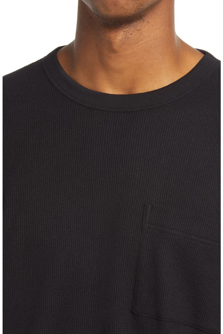 Thermal Crewneck Top, Alternate, color, BLACK