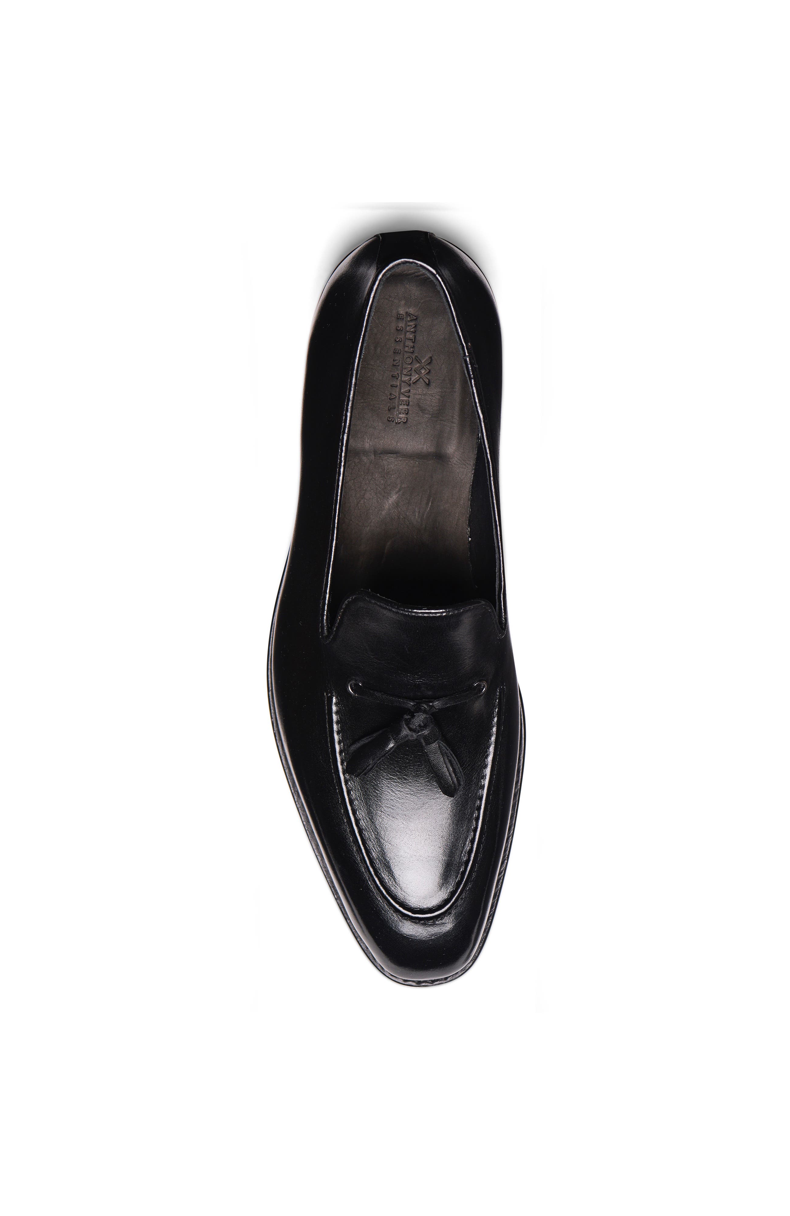 Anthony Veer Kennedy Tassel Loafer, Alternate, color, Black