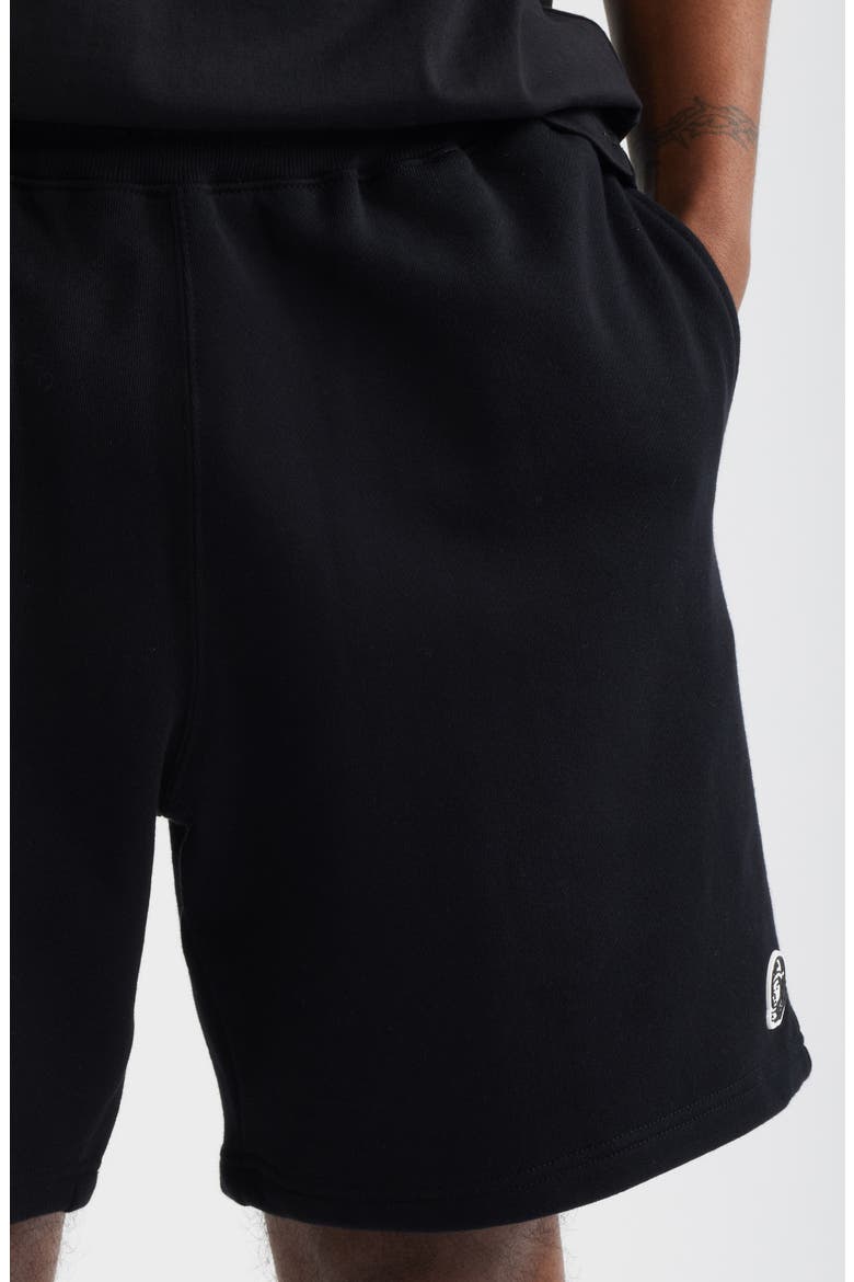 Karat Cotton Shorts, Alternate, color, BLACK