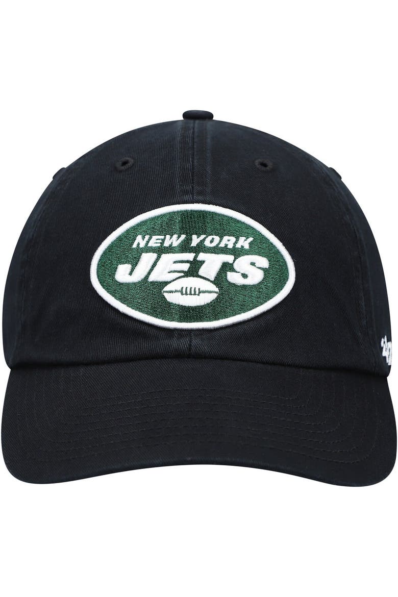 Men's '47 Black New York Jets Secondary Clean Up Adjustable Hat, Alternate, color, Black