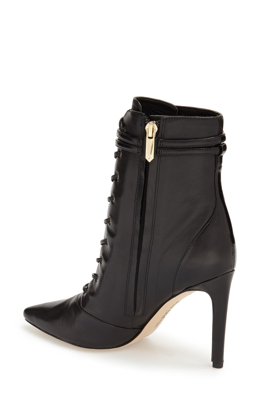Sam Edelman 'Bryton' Pointy Toe Lace Up Bootie, Alternate, color, 