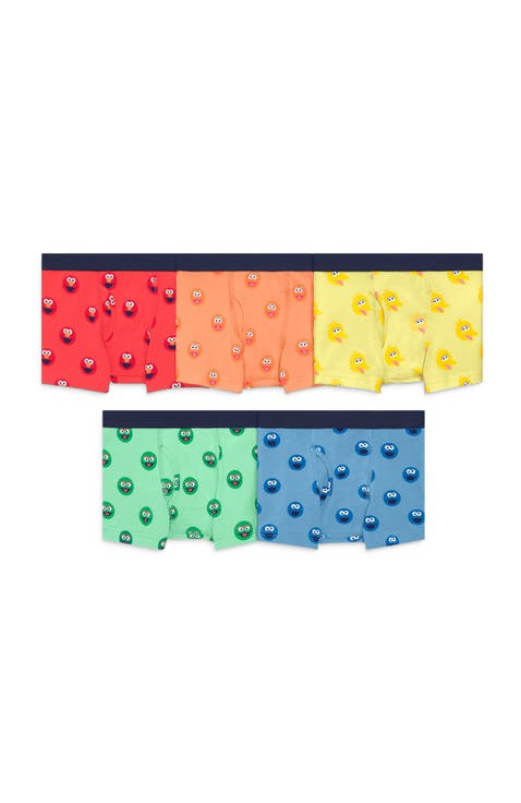 Kids Sesame Street Boxer Brief 5-Pack (Toddler, Little Kid, Big Kid)