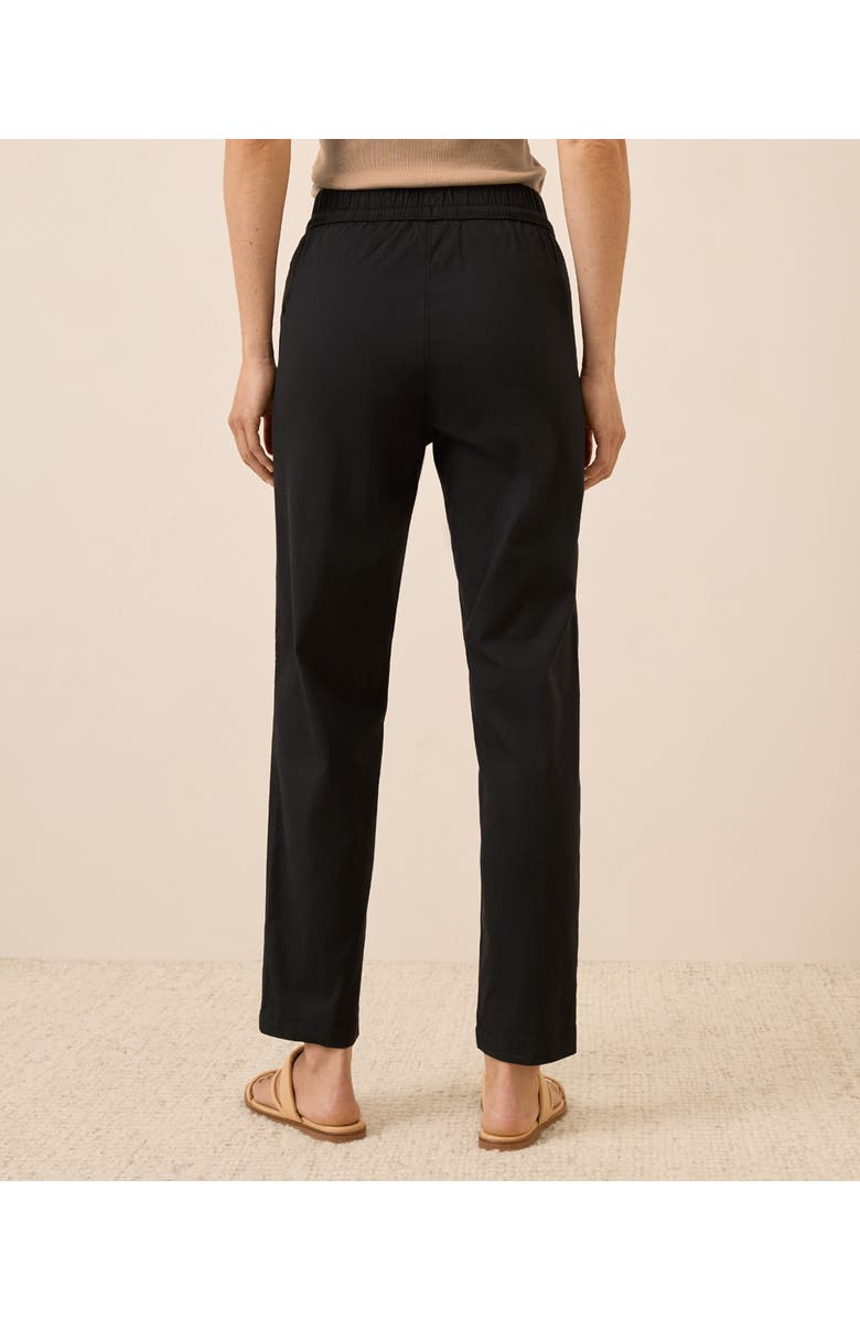 Pact Organic Cotton Daily Twill Drawstring Pant, Alternate, color, Black