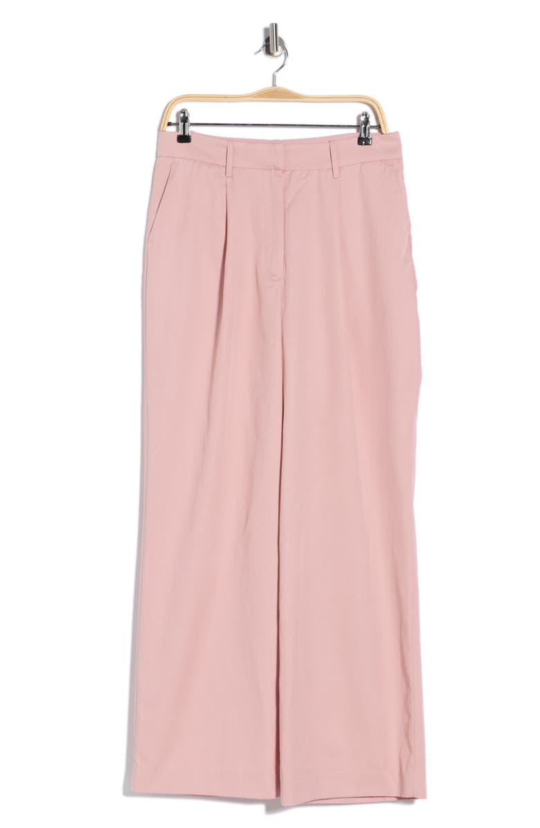 French Connection Twill Wide Leg Pants, Main, color, Mauve Pink