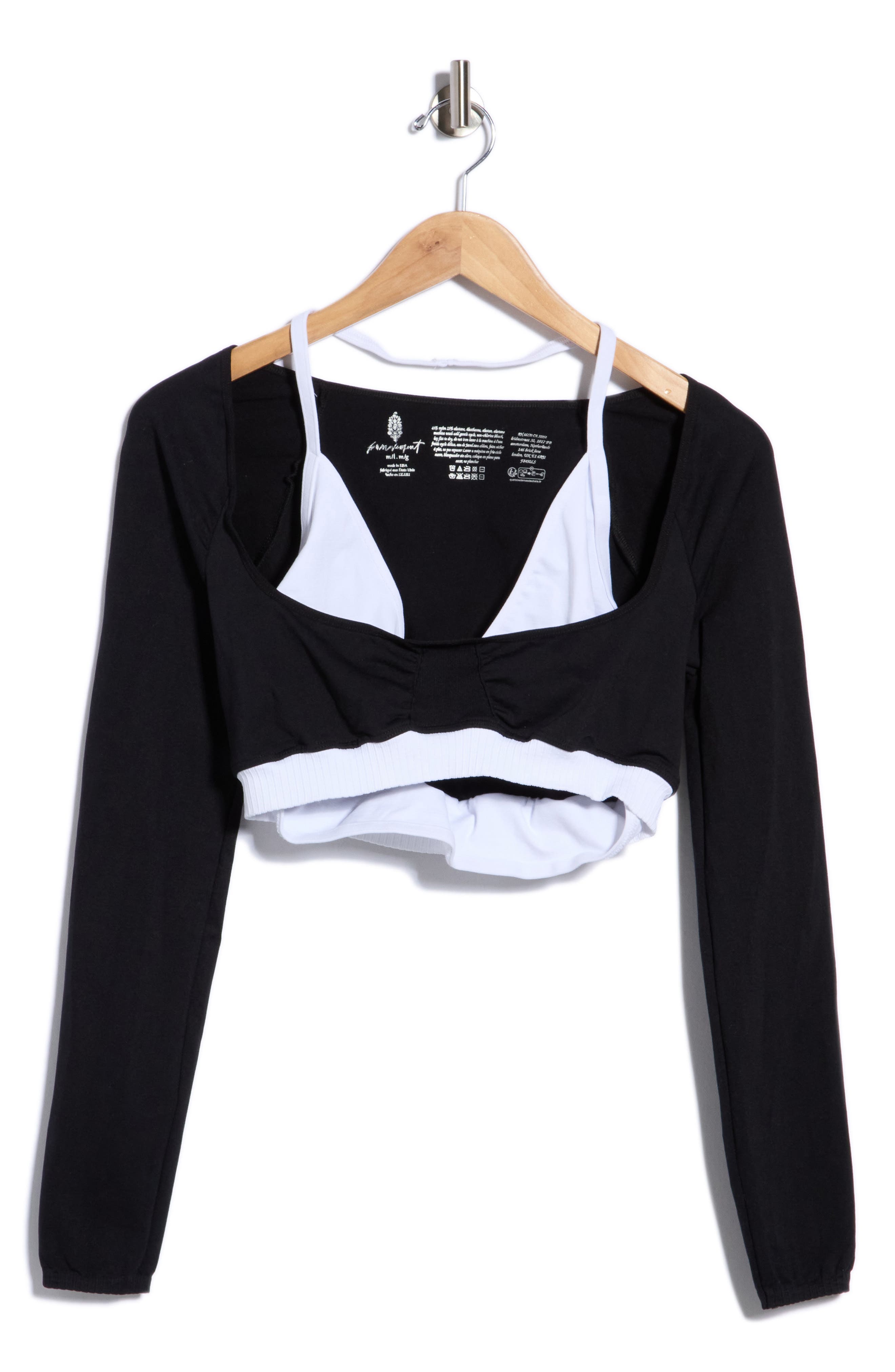 Good Karma Long Sleeve Ultra Crop Top