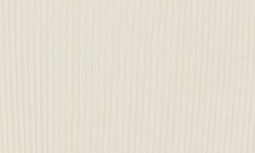 Vince Sweetheart Neck Ribbed Crop Tank In Off White