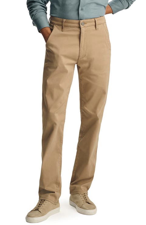 Charisma Relaxed Fit Straight Leg Flat Front Chinos
