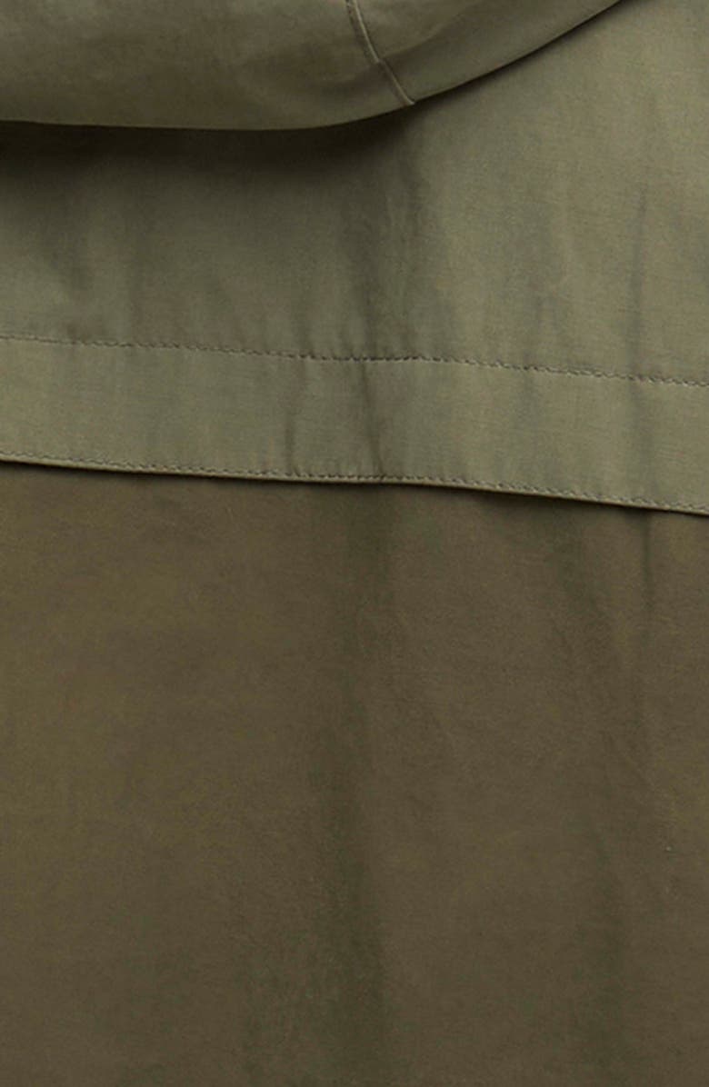 Barbour Icons Durham Waterproof Hooded Raincoat, Alternate, color, Fern