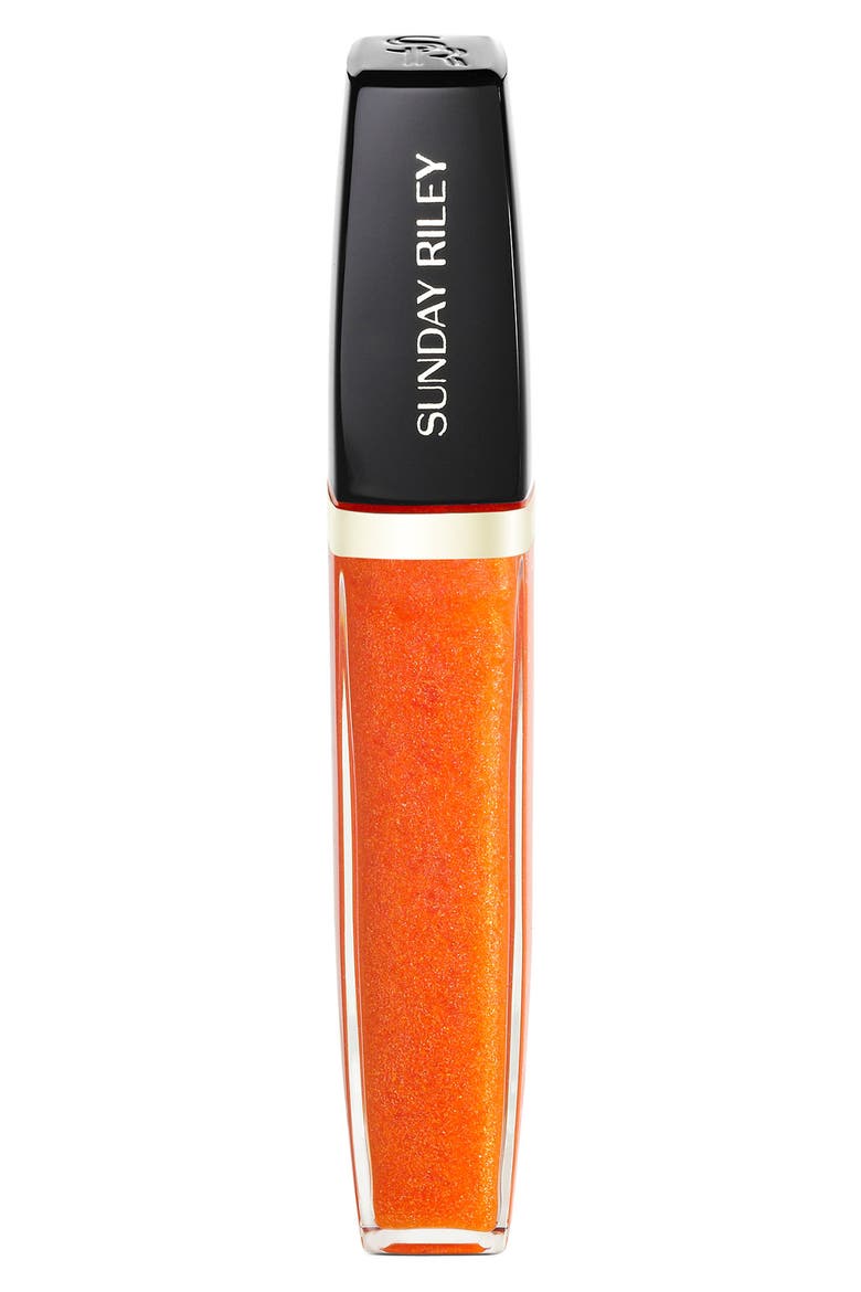 SPACE.NK.apothecary Sunday Riley Crème Lip Gloss, Main, color, LIQUID LAVA