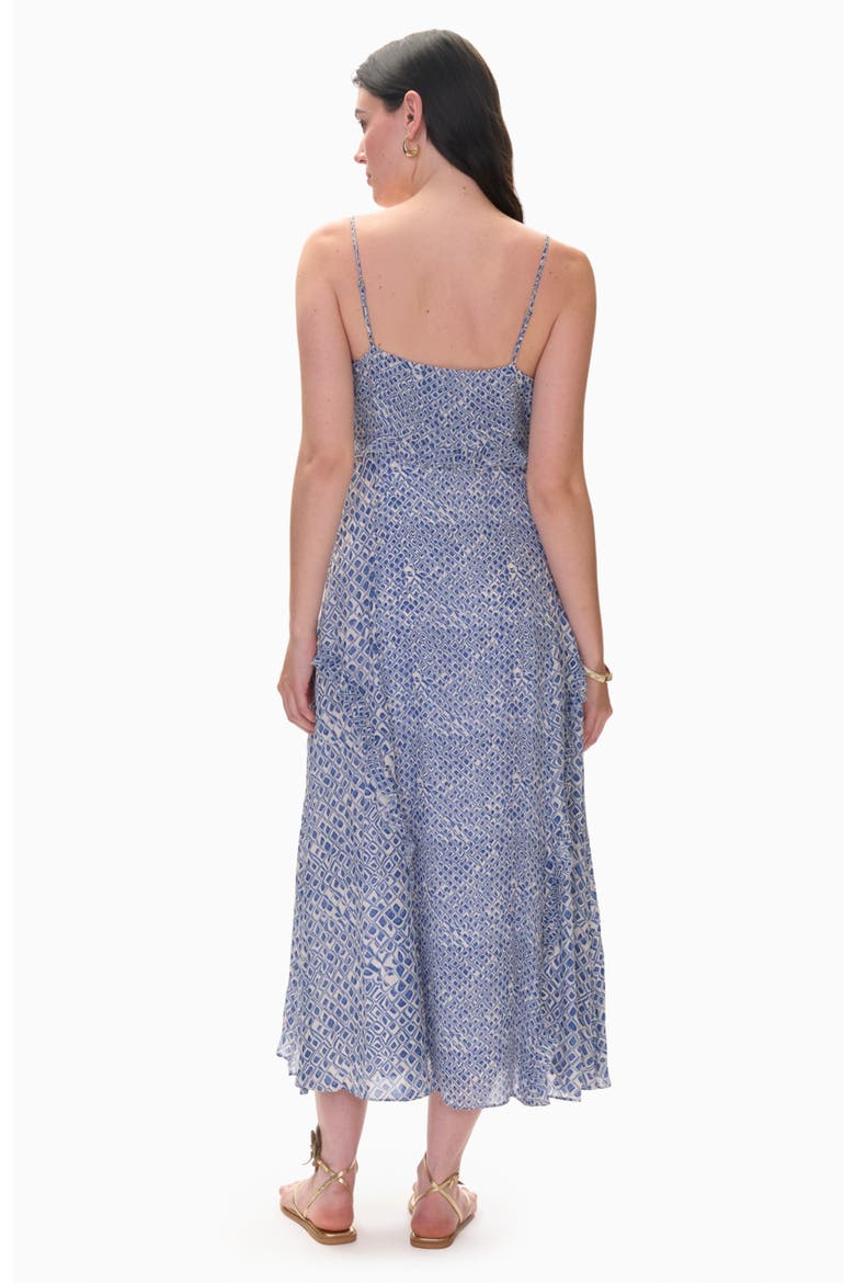 Olivia Print Mix Slip Dress, Alternate, color, Indigo Blue Multi