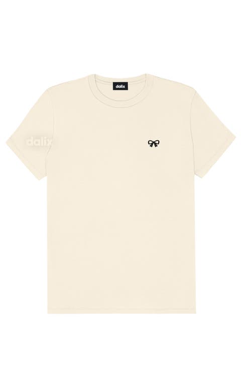 Womens Bow Jersey Tee