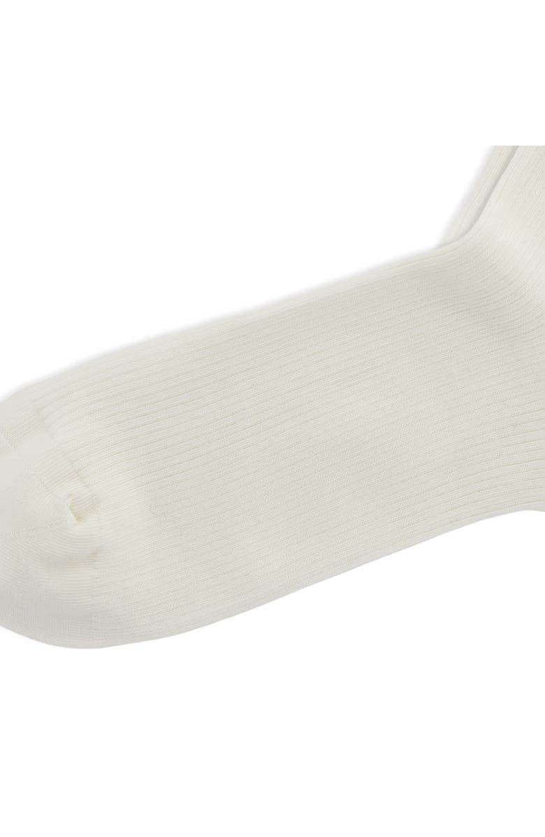 Polo Ralph Lauren Rib Crew Socks, Alternate, color, Ivory