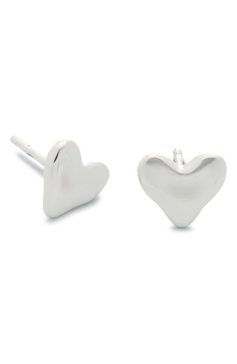Heart Stud Earrings