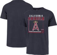 '47 Men's '47  Navy California Angels Cooperstown Collection Borderline Franklin T-Shirt