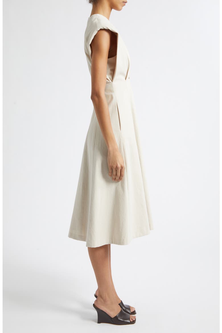 Adina Sleeveless Fit & Flare Dress, Alternate, color, BEIGE