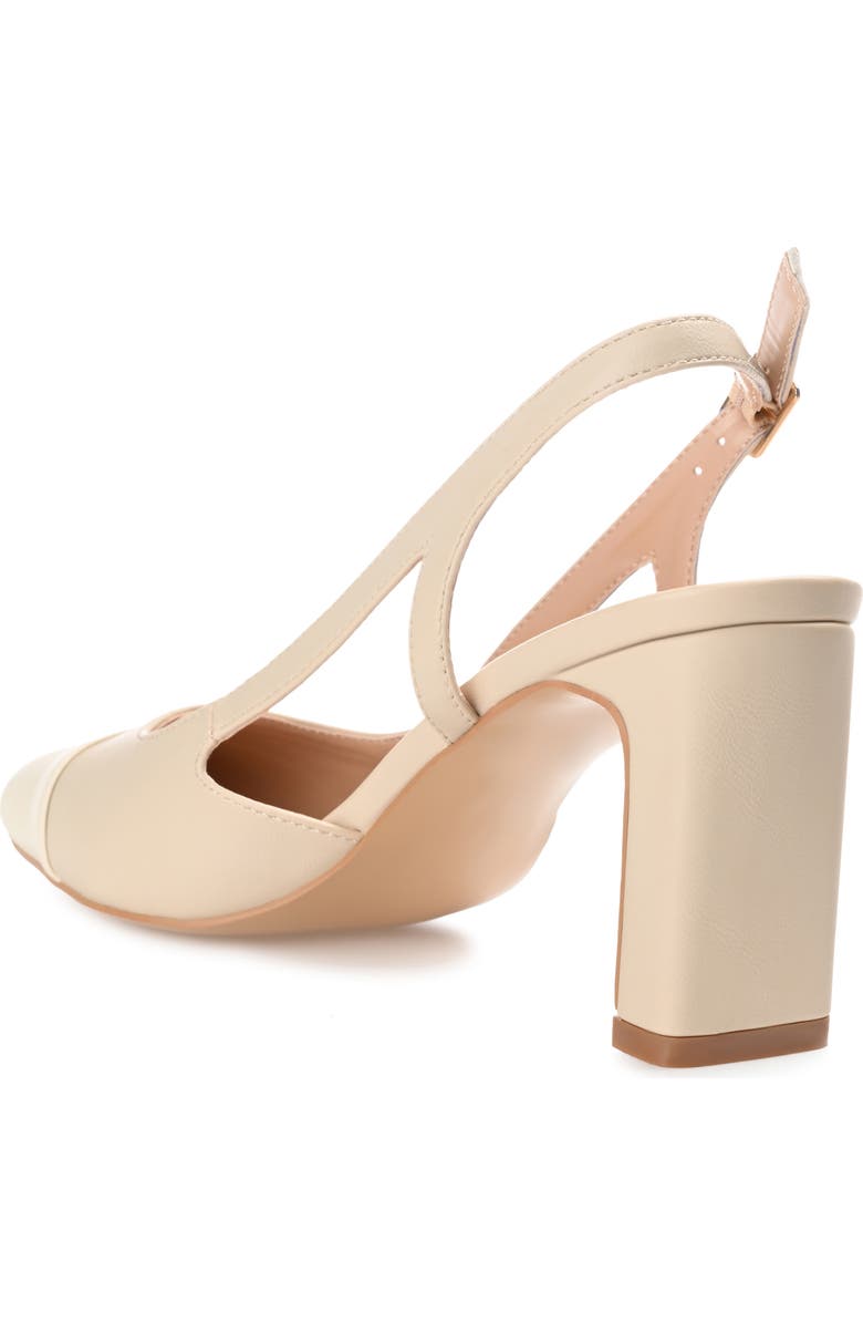 Journee Collection Reignn Slingback Pump - Wide Width, Alternate, color, Taupe