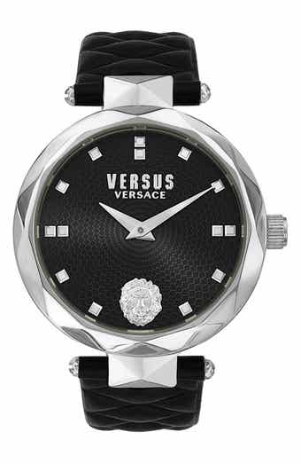 VERSUS Versace Covent Garden Leather Strap Watch, 36mm