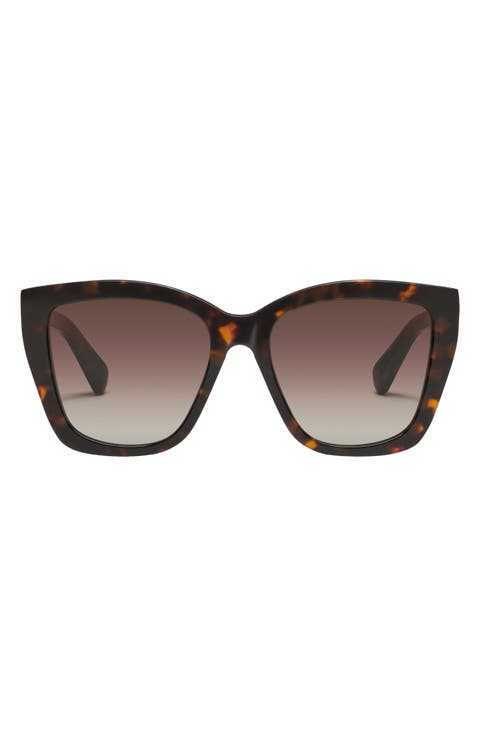 See Ya 56mm Gradient Square Sunglasses