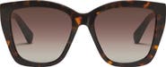 QUAY See Ya 56mm Gradient Square Sunglasses
