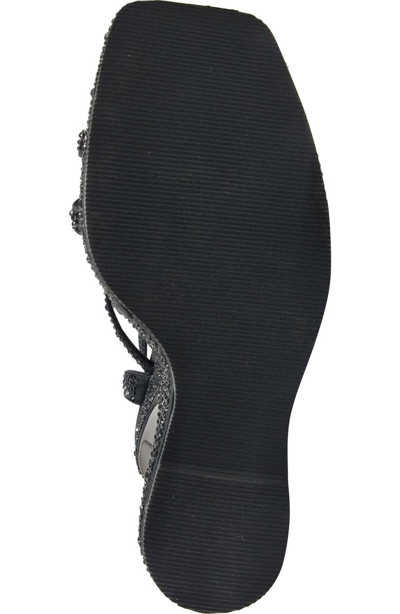 LADY COUTURE Rhinestone Wedge Sandal, Alternate, color,