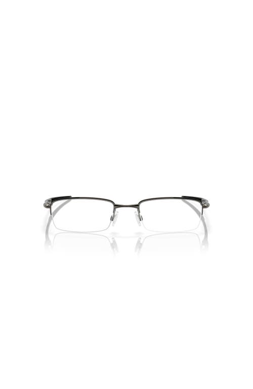 Oakley 54mm Rectangle Optical Glasses In Gray